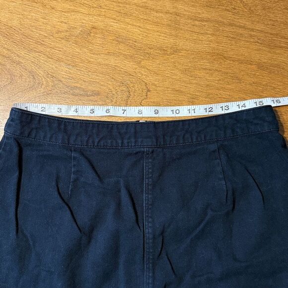 H&M Divided Black Denim Pencil Skirt with Zipper - Picture 6 of 8